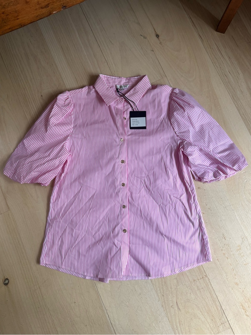 Patty Kim Striped Claudia Blouse
